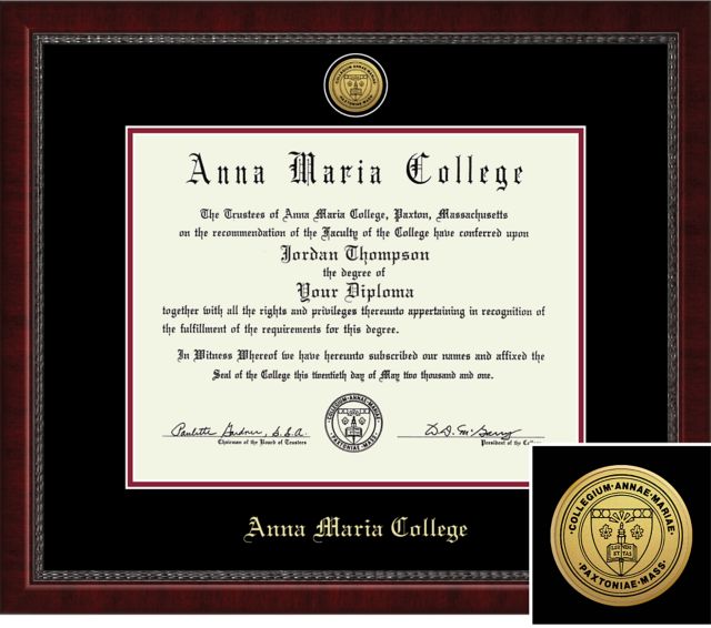 Church Hill Classics Engraved, Diploma Frame. Bachelors, Masters  - ONLINE ONLY
