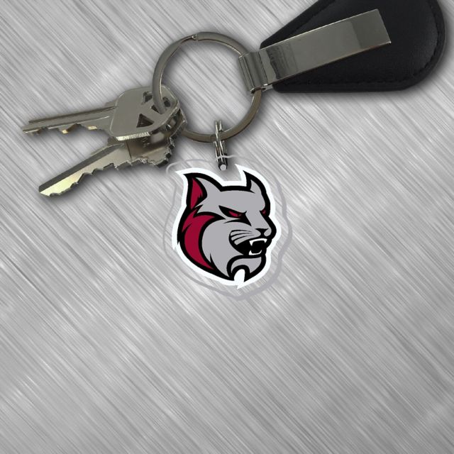 Anna Maria College Amcats Keychain