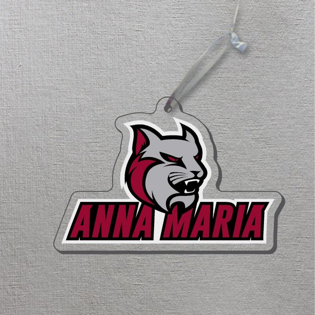 Anna Maria College Amcats 3 x 4 Ornament