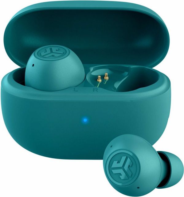 JLAB GO POP ANC TRUE WIRELESS EARBUDS in TRANSPARENT NEON GREEN  - ONLINE ONLY
