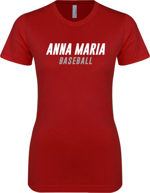 Anna Maria Next Level Ladies SoftStyle Junior Fitted Tee Baseball Wordmark - ONLINE ONLY