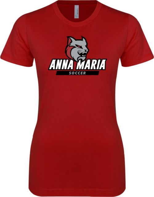 Anna Maria Next Level Womens Boyfriend Tee Soccer - ONLINE ONLY