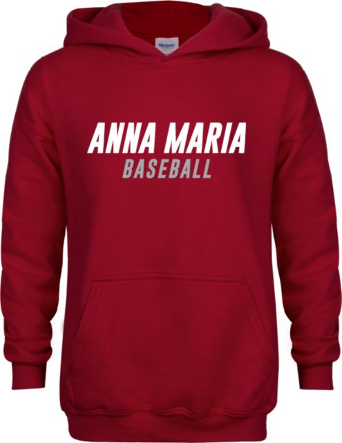 Anna Maria Youth Fleece Hoodie Baseball Wordmark - ONLINE ONLY