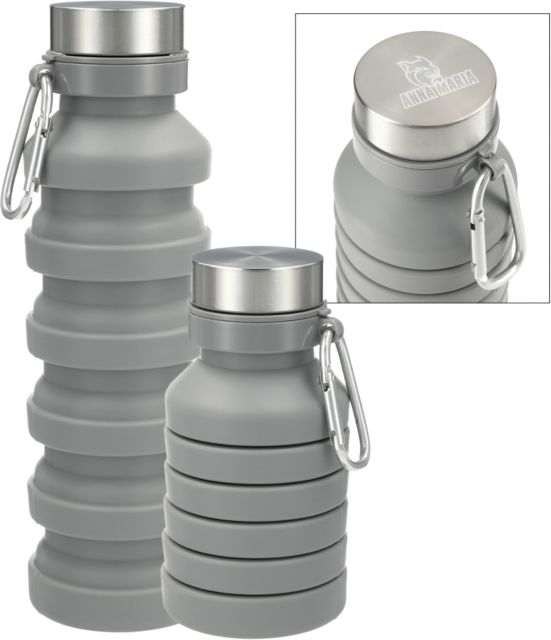 Anna Maria Zigoo Silicone Collapsible Bottle 18oz Primary Mark Engraved - ONLINE ONLY