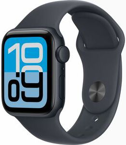 Apple Watch SE 3 GPS 40mm Midnight Aluminum Case with Midnight Sport Band - M/L